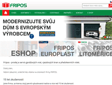 Tablet Screenshot of fripos.cz